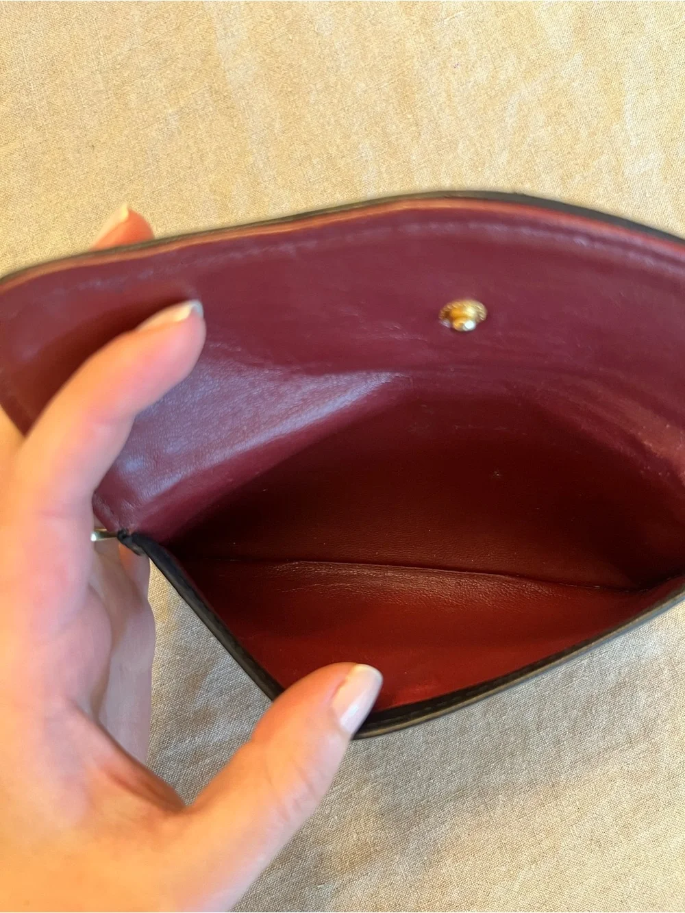 Vintage CHANEL Black Lambskin Clutch/Pouch